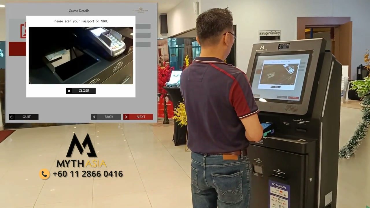Check-in with a deposit