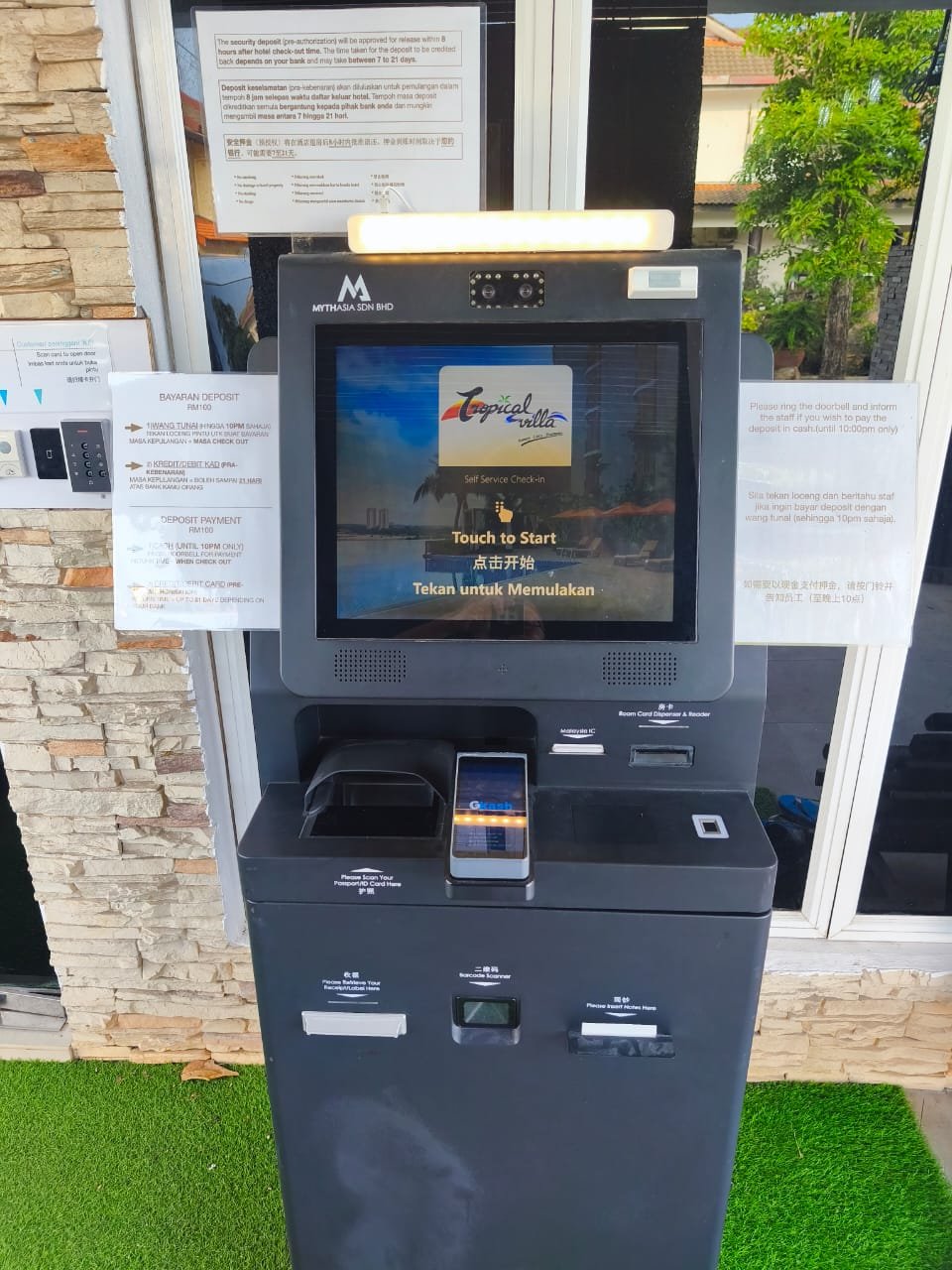 Classic Kiosk M150 installed at Tropical Villa Kuantan